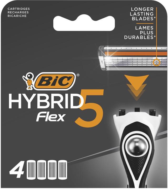 Bic Rasierklingen Hybrid 5 4 Stück (4 x)