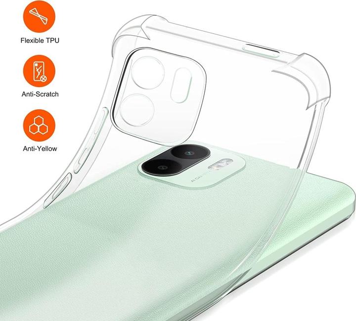Produktbild Screenguard Xiaomi Redmi A2 Hülle Crystal Soft Airbag Bumper (Xiaomi Redmi A2)