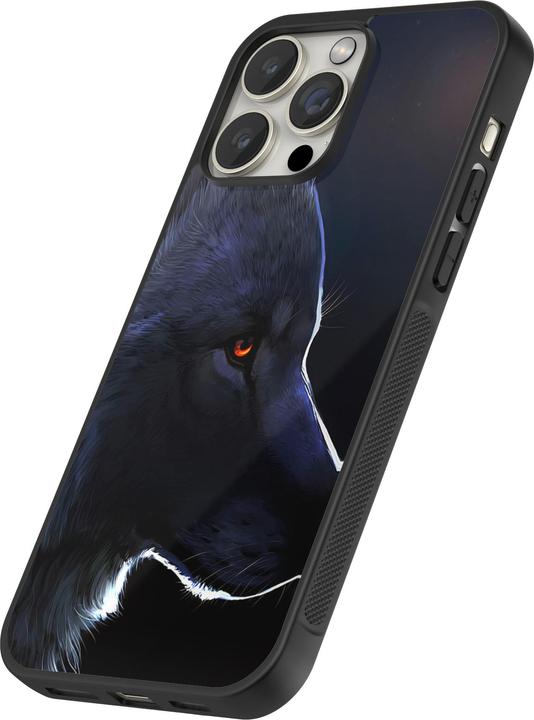 Immagine prodotto PhoneLook Coque Silicone rigide noir Wolf Shape (Apple iPhone 15 Pro Max)
