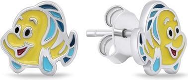 Brilio Silver - Cute silver earrings Fish EA707W