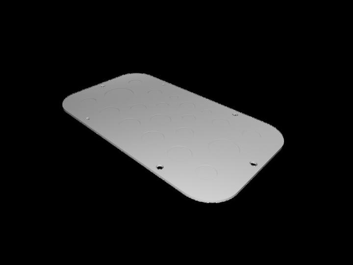 Immagine prodotto Rittal Piastra flangiata in metallo taglia 1 AX 2571.100