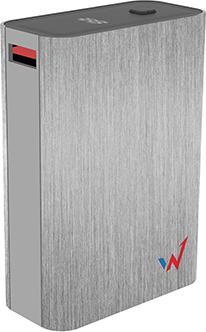 Wonder Wx20M - Powerbank 20000 mAh USB-C & USB-A (Silber) (20000 mAh, 76 Wh)