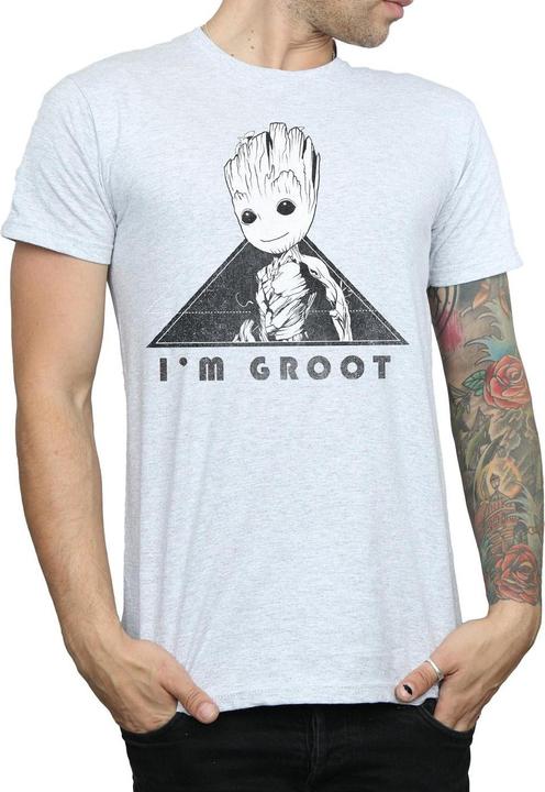 Produktbild Guardians Of The Galaxy Vol. 2 Groot Mono Triangle TShirt (3XL)