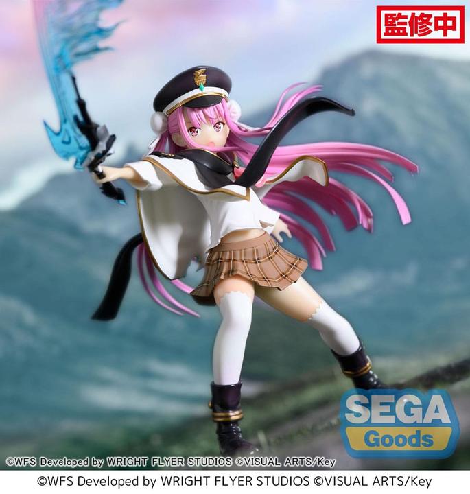 Actual product image Sega Goods Heaven Burns Red Luminasta PVC Statue Tama Kunimi Kiai Issen Angel Sailor 13 cm
