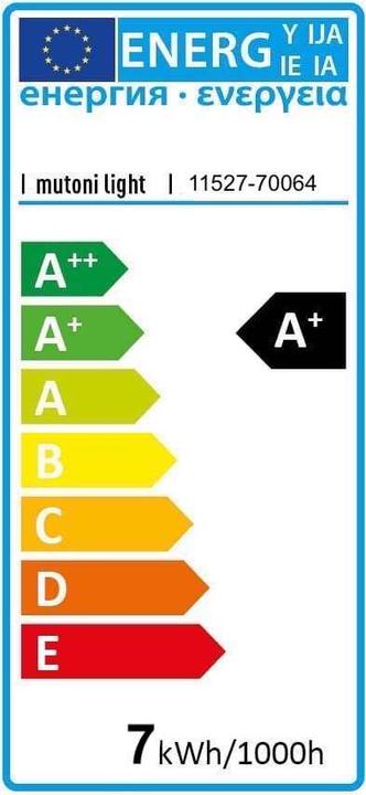 Energy Label Globo LED illuminant 1xE27 LED (E27, 7 W, 4 x, F)