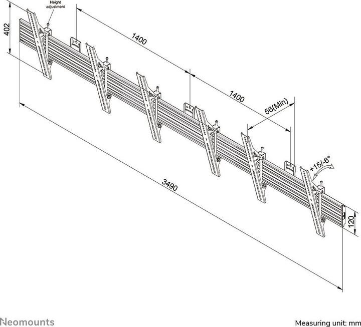 Image du produit Neomounts Newstar Menuboard Wall mount (Mur)