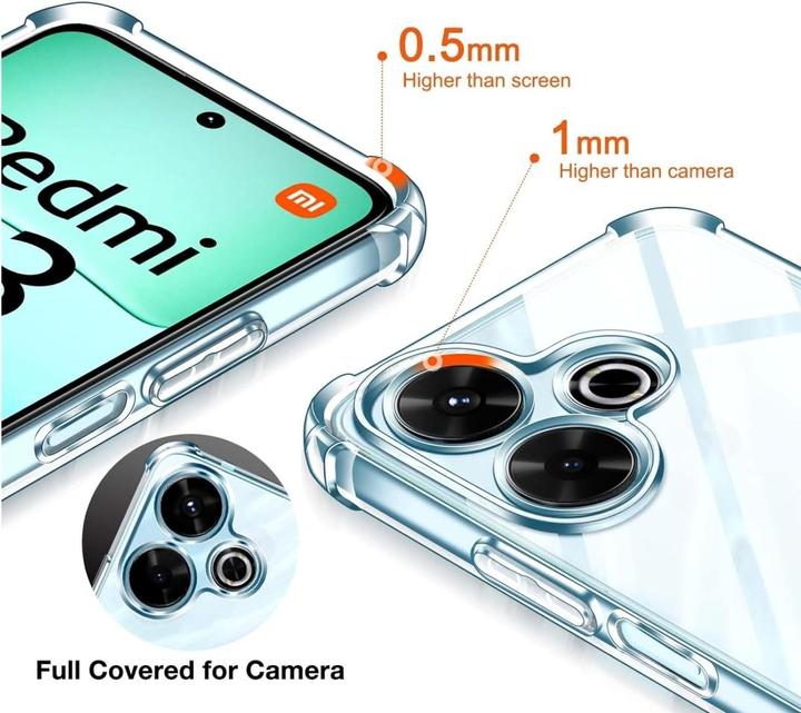 Image du produit Screenguard Crystal Soft Airbag Bumper (Xiaomi Redmi 13)