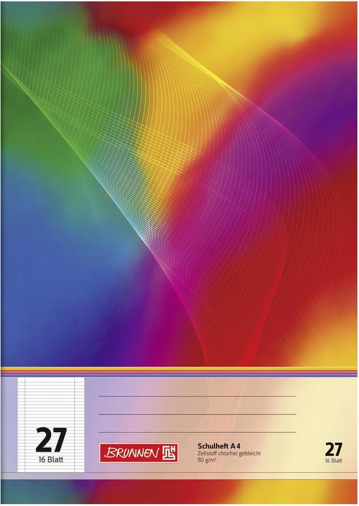 Produktbild Schulheft (A4, Liniert, Harter Einband)