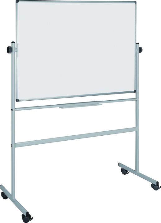 Bi-Office TROCKENPLATTE. MAGN., 150X120CM, DREHBAR, MOBIL, LACKIERT, ALU-GESTELL. GRV040 (150 x 120 cm)