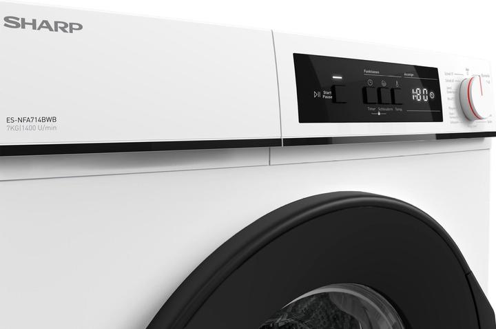 Image du produit Sharp ES-NFA714BWB-DE (7 kg, Gauche)
