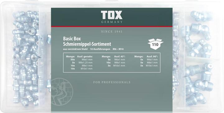 Immagine prodotto Tox Ingrassatori Basic Box - assortimento 110 pezzi.