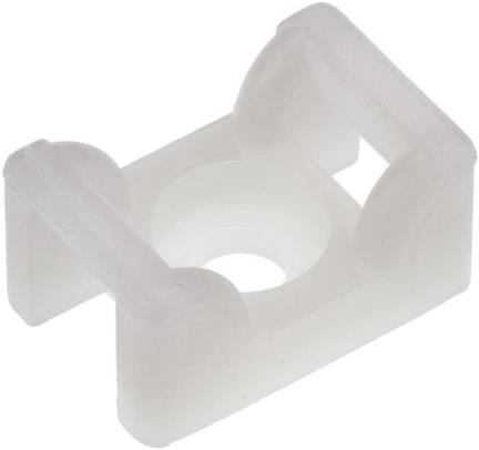 Produktbild HellermannTyton Befestigungssockel KR6-G5 (Befestigungsschlaufen, 18 mm, 100 Stk.)