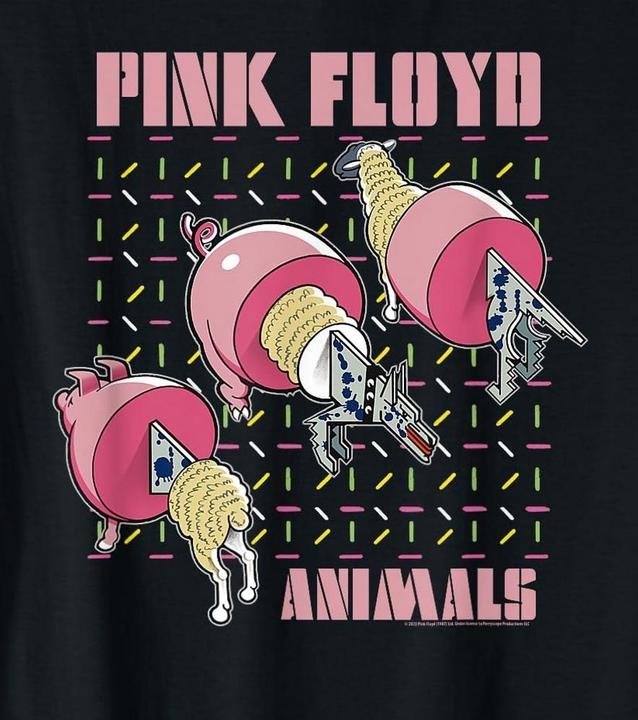 Actual product image Pink Floyd Unisex Adult Animals T-Shirt (L)