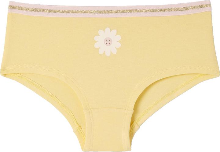 Immagine prodotto Vertbaudet Confezione da 7 pantaloncini da bambina in cotone biologico (116, Confezione da 7)