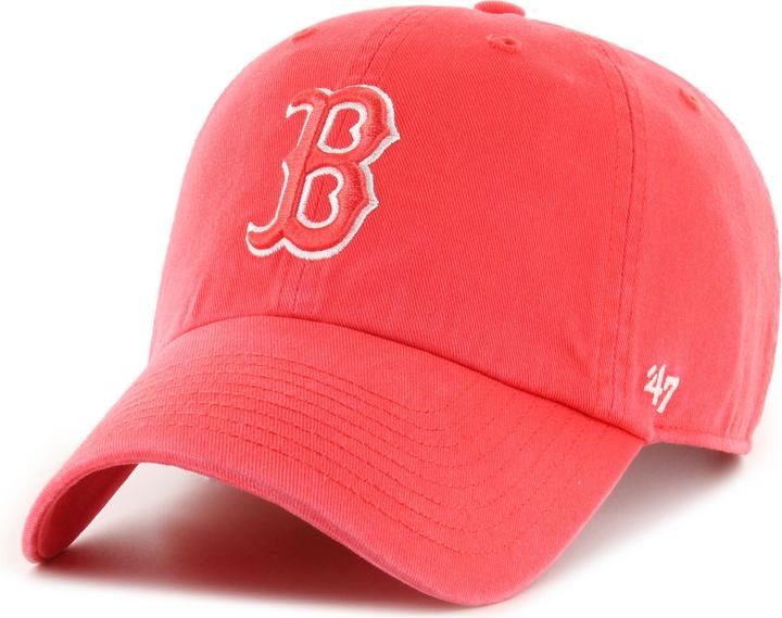 47 Brand Strapback Cap - CLEAN UP Boston Red Sox tango rot