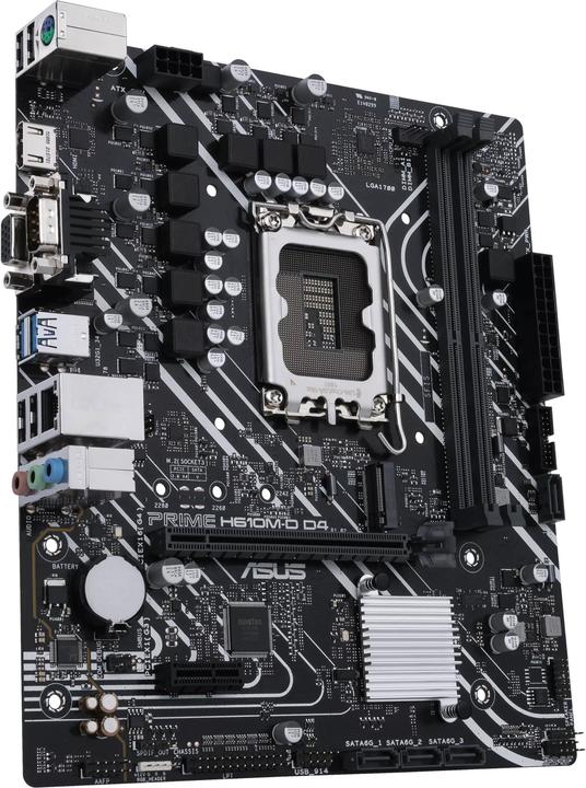 Produktbild ASUS PRIME H610M-D D4 (LGA 1700, Intel H610, mATX)