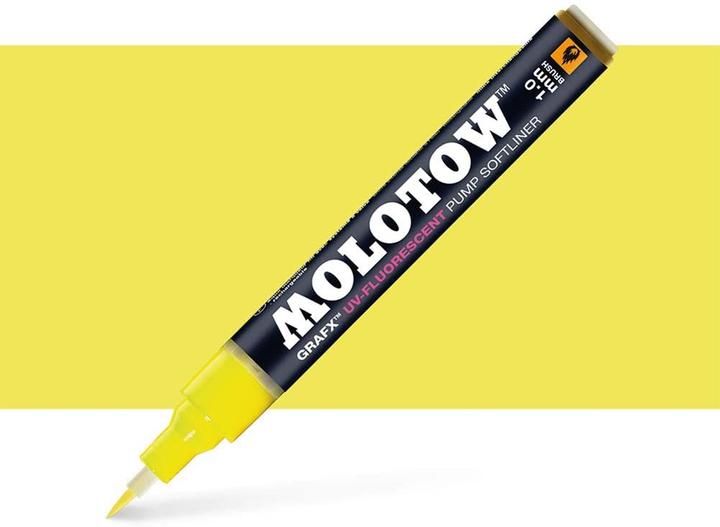 Actual product image Molotow Divers - GRAFX UV - Fluorescent Yellow (Yellow, 1 mm)