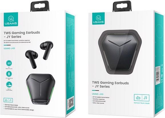 Actual product image Usams Gaming Earbuds JY Series (Wireless)