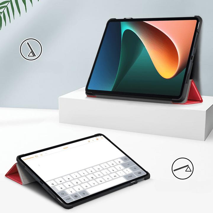 Produktbild Cover-Discount Xiaomi Pad 6 - Tri-fold Smart Case rot (Xiaomi Pad 6, Xiaomi Pad 6 Pro)