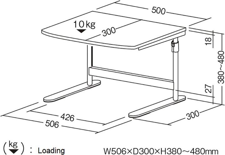 Actual product image Roline Printer table