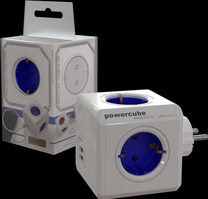Immagine prodotto Allocacoc PowerCube originale USB tipo F per cubi estesi (4 x, CEE 7/4)