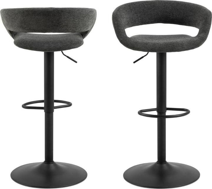 Actual product image AC Design Grace Barhocker Corsica-Stoff hellgrau 40, Basis