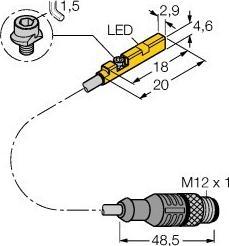 Actual product image Turck Magnetic field sensor