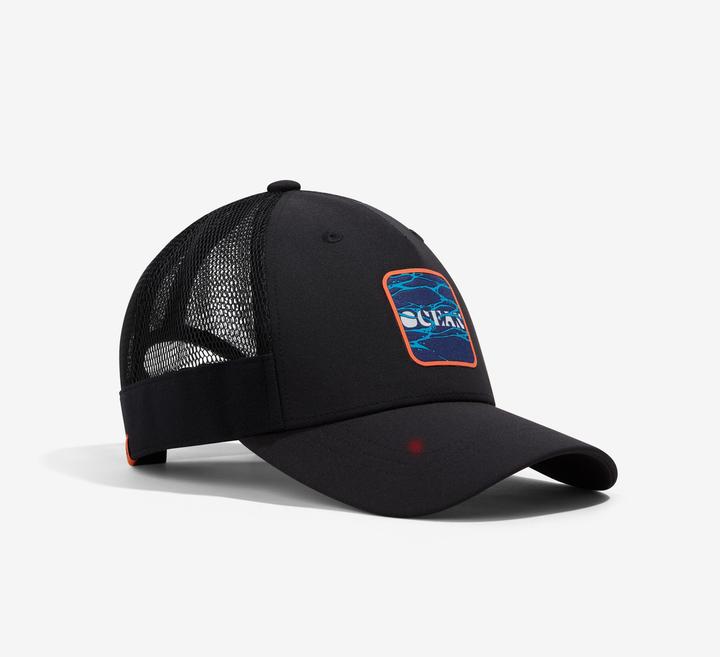 Kipsta Adult Trucker Style Beach Volleyball Cap BVCAP - Black (One Size)