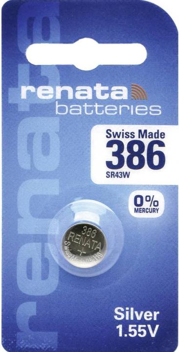 Image du produit Renata SR43 Pile bouton 386 oxyde d'argent 130 mAh 1.55 V 1 pc. (1 pcs, SR43, 130 mAh)
