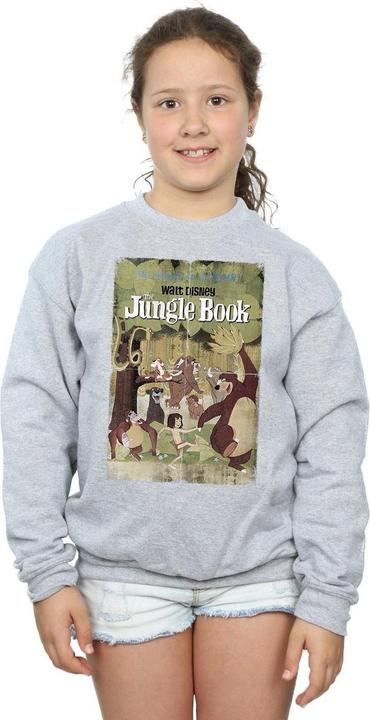 Immagine prodotto Disney The Jungle Book Retro Poster Felpa Ragazze (152, 158)