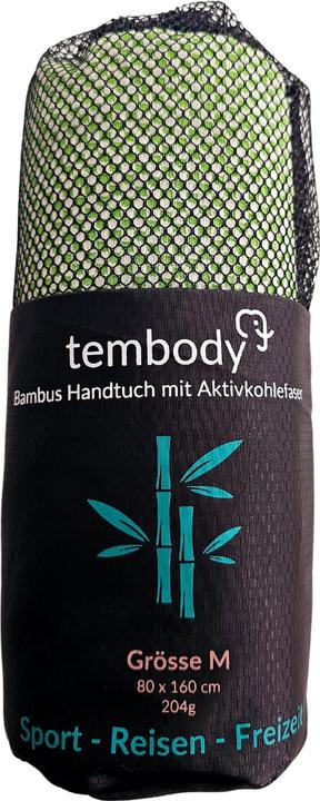 Immagine prodotto Tembo Tembody Bambus Reisehandtuch Grün M