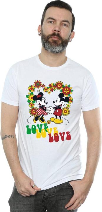 Produktbild Disney Mickey And Minnie Mouse Hippie Love TShirt (XXL)