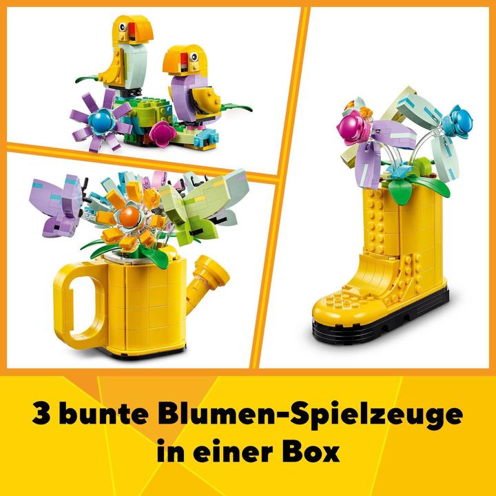 Image du produit LEGO 31149 Arrosoir avec fleurs (31149, LEGO Creator 3-in-1)