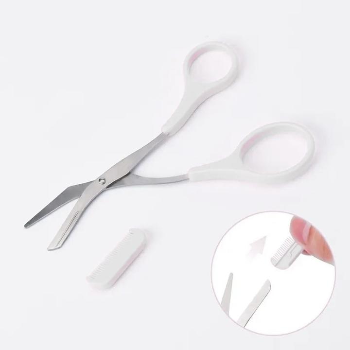 Immagine prodotto Cbx Forbici per sopracciglia con pettine, rifinitore per sopracciglia (12.50 cm)