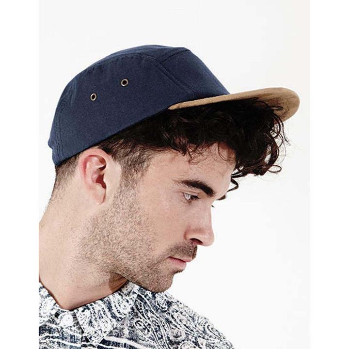Actual product image Beechfield Baseball cap with imitation suede peak (pack of 2) (One size)