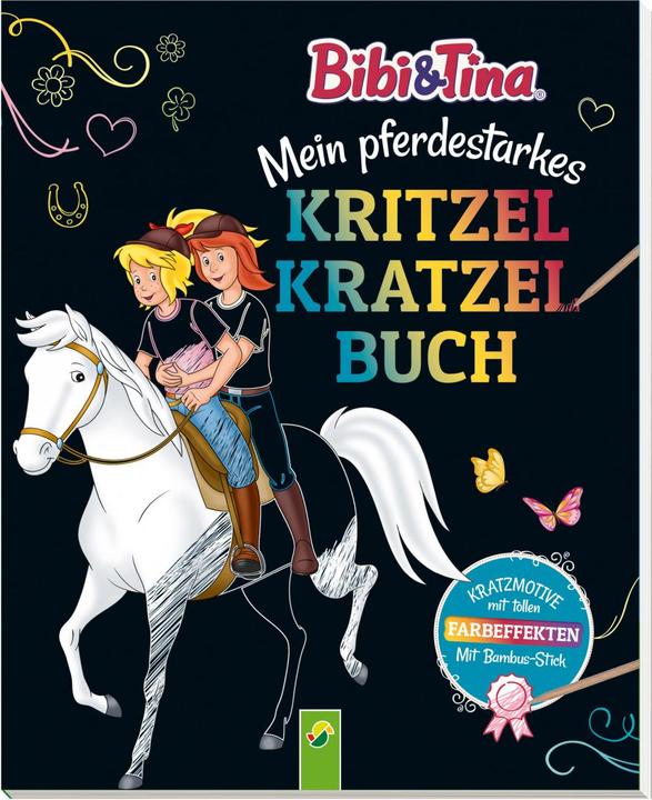 Immagine prodotto Bibi & Tina - Mein pferdestarkes Kritzel-Kratzel-Buch (Tedesco, Cognato & Steinlein, 2020)