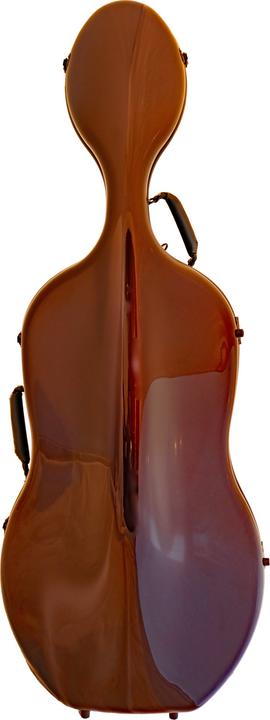 JML Cello case 4/4 dark red - 50% carbon (Cello)
