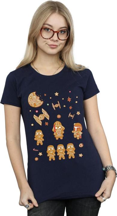 Immagine prodotto Star Wars Gingerbread Empire Maglietta Donna (XXL)