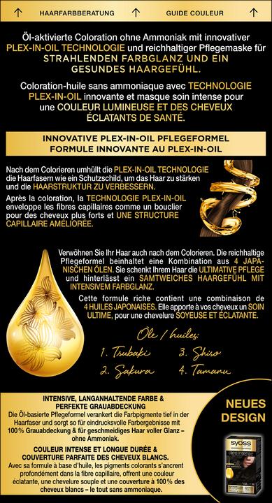 Produktbild Syoss Oleo Intense (1-10 Intensives Schwarz)