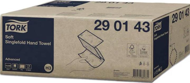Actual product image Tork Zigzag (250 x)