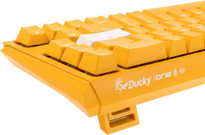 Actual product image Ducky One 3 Yellow SF Gaming Keyboard, RGB LED - MX-Red (US) (US, Cable)