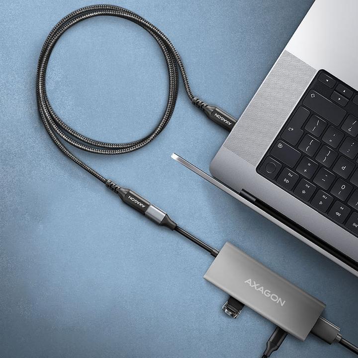 Immagine prodotto Axagon BUCM32-CF15AB Cavo di prolunga Kabelis Gen2 USB-C - USB-C 1,5 m, 5 A, 20 Gbit (1.50 m, USB 3.2 Gen 2x2)