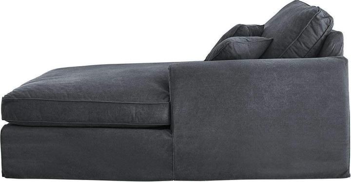 Produktbild Loberon Chaiselongue Seaford dunkelgrau (1-Sitzer)