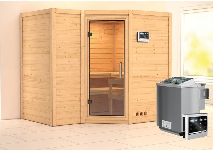 Produktbild Karibu Sahib 2 ohne Dachkranz (9 KW Bio externe Steuerung)