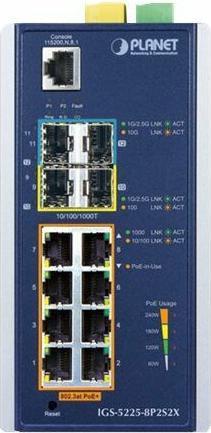 Immagine prodotto Planet Industriale L2+ 8-Port 10/100/1000T 802.3at PoE + (8 Porti)