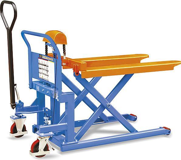 Produktbild kaiserkraft Niederhubwagen mit Gabel, Plattform (1000 kg)