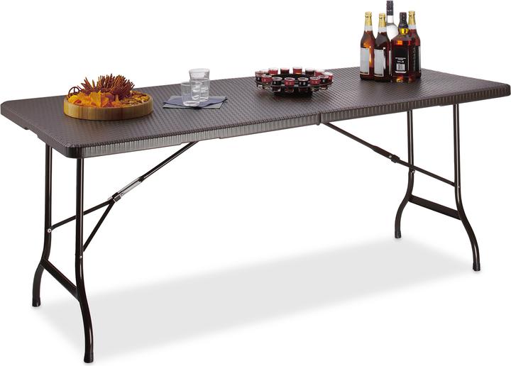 Produktbild Relaxdays Gartentisch (178 cm)