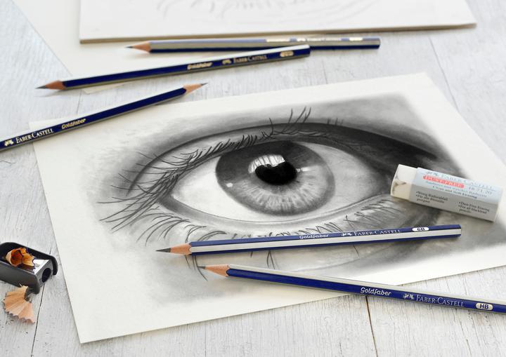 Produktbild Faber-Castell GOLDFABER - Bleistift Zeichenset (2H, 2B, 6B, HB, B, 4B, 6 x)