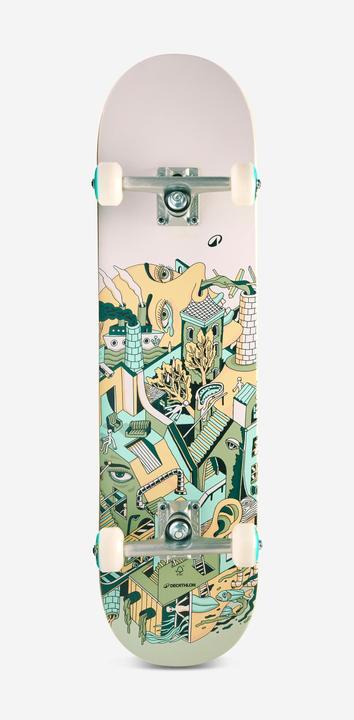 Actual product image Decathlon Skateboard Complete FSC Grösse 8" - CP100 Escher (8")