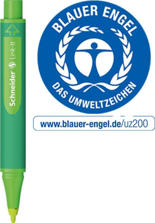 Image du produit Schneider Feutres de coloriage - Link-It - Vert clair (Vert, 1 x)